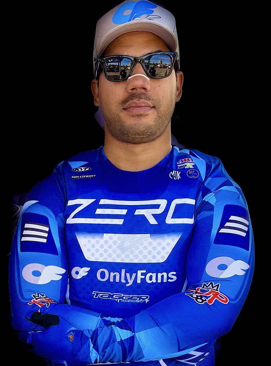 David Pulley Jr. in Zero Racewear kit